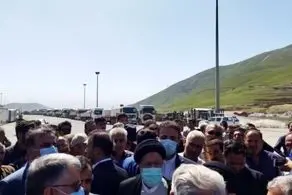 رئیسی به پایانه مرزی رفت 