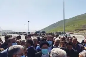 رئیسی به پایانه مرزی رفت 