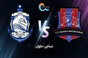 خلاصه بازی نساجی مازندران 1-1 ملوان + فیلم
