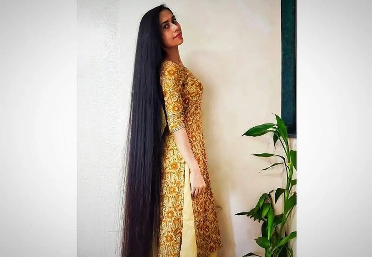 موهای سه متری این زن زیبا جهانی شد+عکس