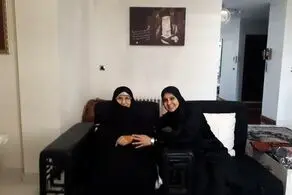 سفیر فلسطین به دیدار دختر امام رفت