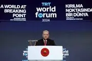 معترضان شاکی سخنرانی اردوغان را بهم ریختند