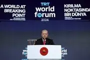 معترضان شاکی سخنرانی اردوغان را بهم ریختند