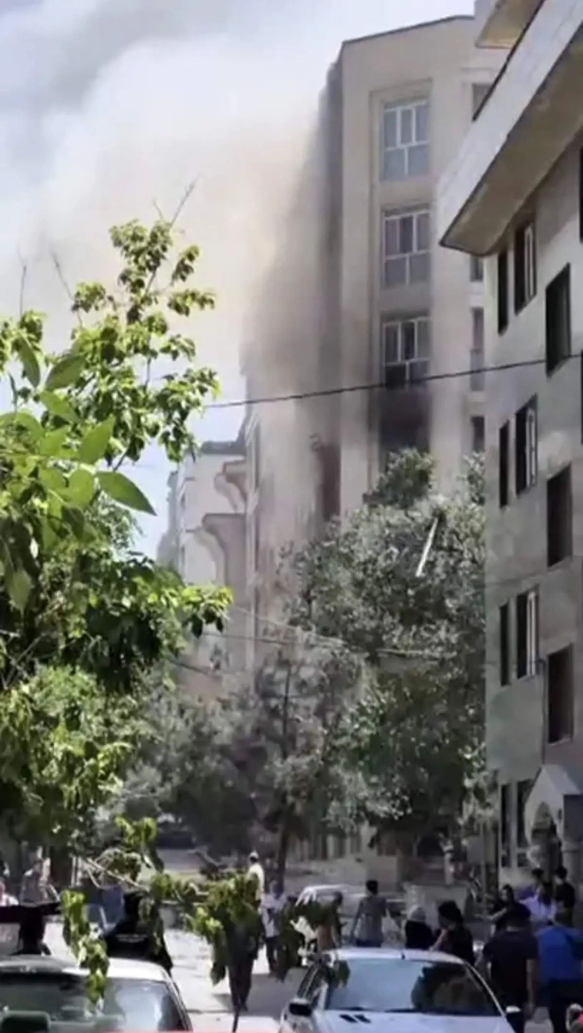 تصویری از حمله امروز اسرائیل به منطقه گیشا