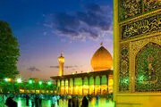 بنر تازه شهرداری درباره حادثه تروریستی شاهچراغ