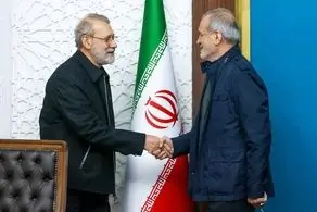 عکس از علی لاریجانی در یک جلسه با پزشکیان + ببینید 