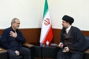 دیدار رئیس جمهور با آیت الله سید حسن خمینی