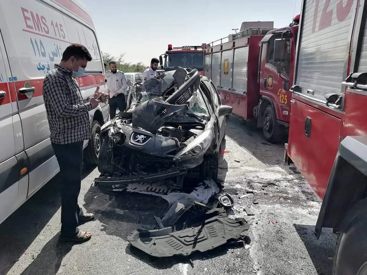 تصادف فجیع در تهران
