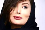 زیبایی خیره کننده نگار فروزنده با موهای بلوند در مکانی خاص!/ عکس