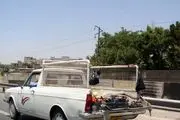خلاقیت خنده دار در نوشته پشت این وانت حماسه ساز شد/ عکس