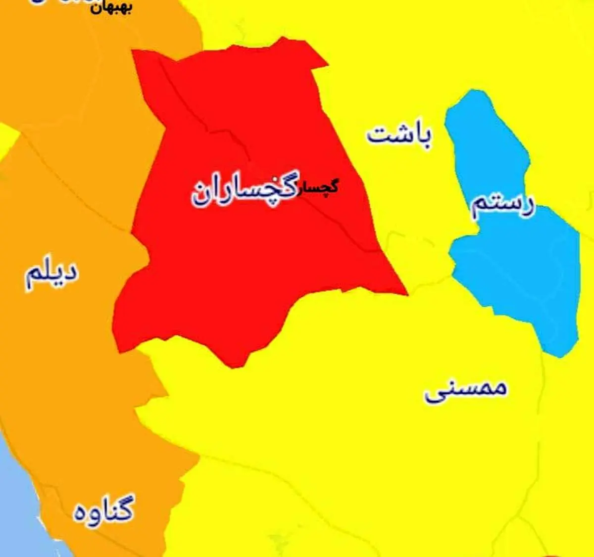 تنها شهر ممنوعه برای سفر نوروزی 1400 در استان کهگیلویه و بویر احمد
