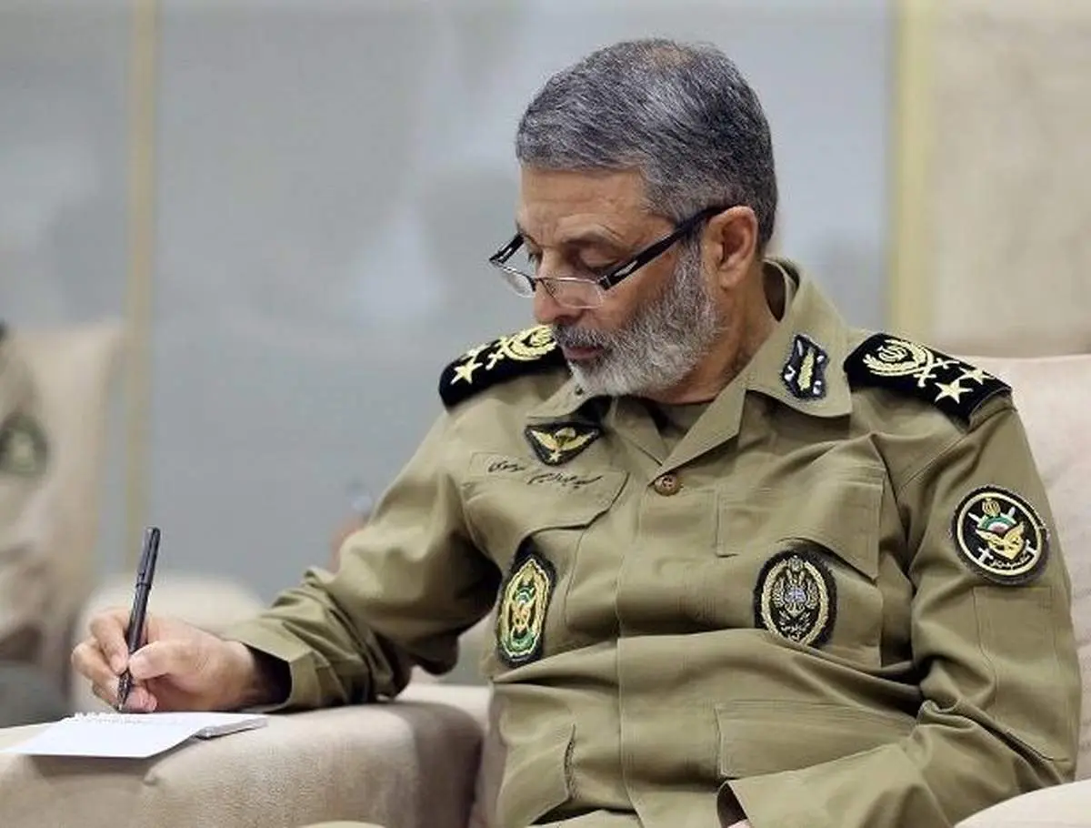 فرمانده ارتش پیام داد