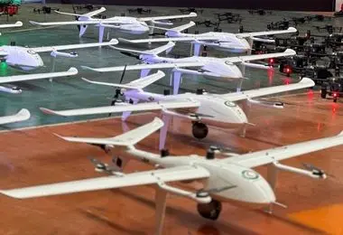 پهپادهای امدادی از راه رسیدند