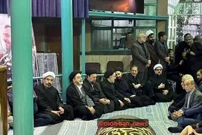 مراسم تشییع نماینده ادوار مجلس با حضور سیدحسن خمینی و سیدمحمد خاتمی + عکس 