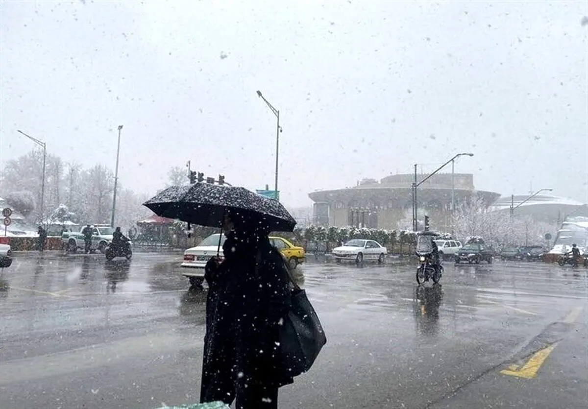 بارش برف و باران برای تهران و ۲۴ استان دیگر از امروز یکشنبه