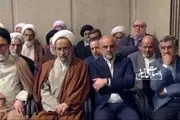 حضور احمدی نژاد در دیدار امروز کارگزاران نظام با رهبری + عکس 