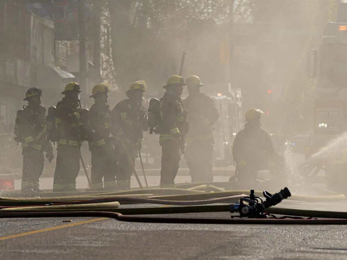 انفجار و آتش سوزی در یک پایگاه نظامی 