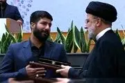 تقدیر رئیسی از فرزاد بادپا + عکس