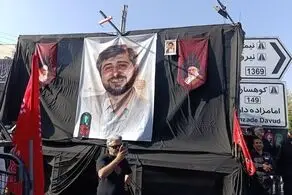پیکر داماد شهید رهبر انقلاب بر دوش شاگردان و اهالی منطقه کن تهران تشییع شد
