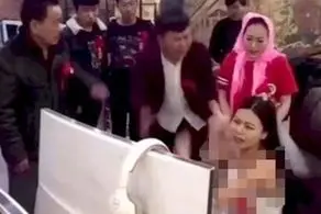 عروس معتاد در روز عروسی جنجال به پا کرد! + عکس