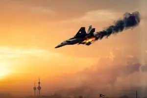 سقوط جنگنده آمریکایی در کویت 