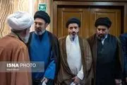 سه پسر رهبر انقلاب در یک مراسم/ تصاویر