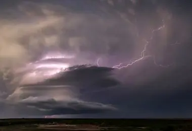 رعد و برق‌های مهیب در تهران