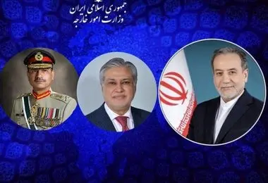 گفت‌وگوی تلفنی وزیر امور خارجه با مسئولین پاکستانی