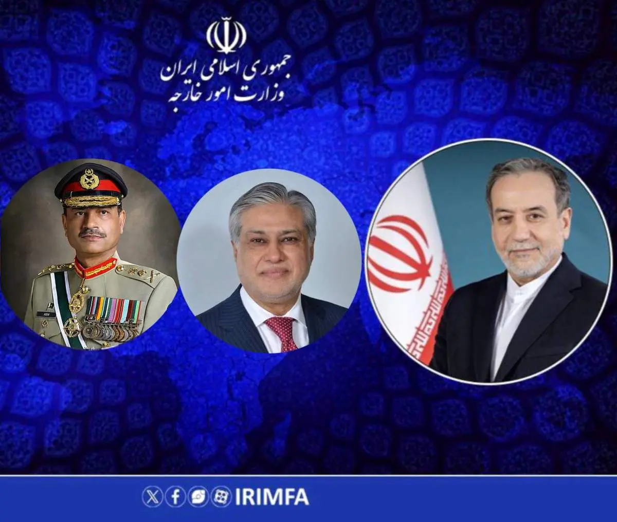 گفت‌وگوی تلفنی وزیر امور خارجه با مسئولین پاکستانی