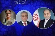 گفت‌وگوی تلفنی وزیر امور خارجه با مسئولین پاکستانی