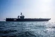 خروج ناو هواپیمابر آبراهام لینکلن از دریای عمان