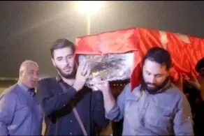 پیکر شهید نیلفروشان وارد کشور شد + عکس 