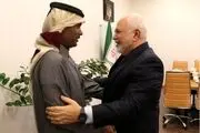 تاکید ظریف و سفیر قطر بر افزایش همکاری‌های دو کشور برای تقویت امنیت منطقه‌ای