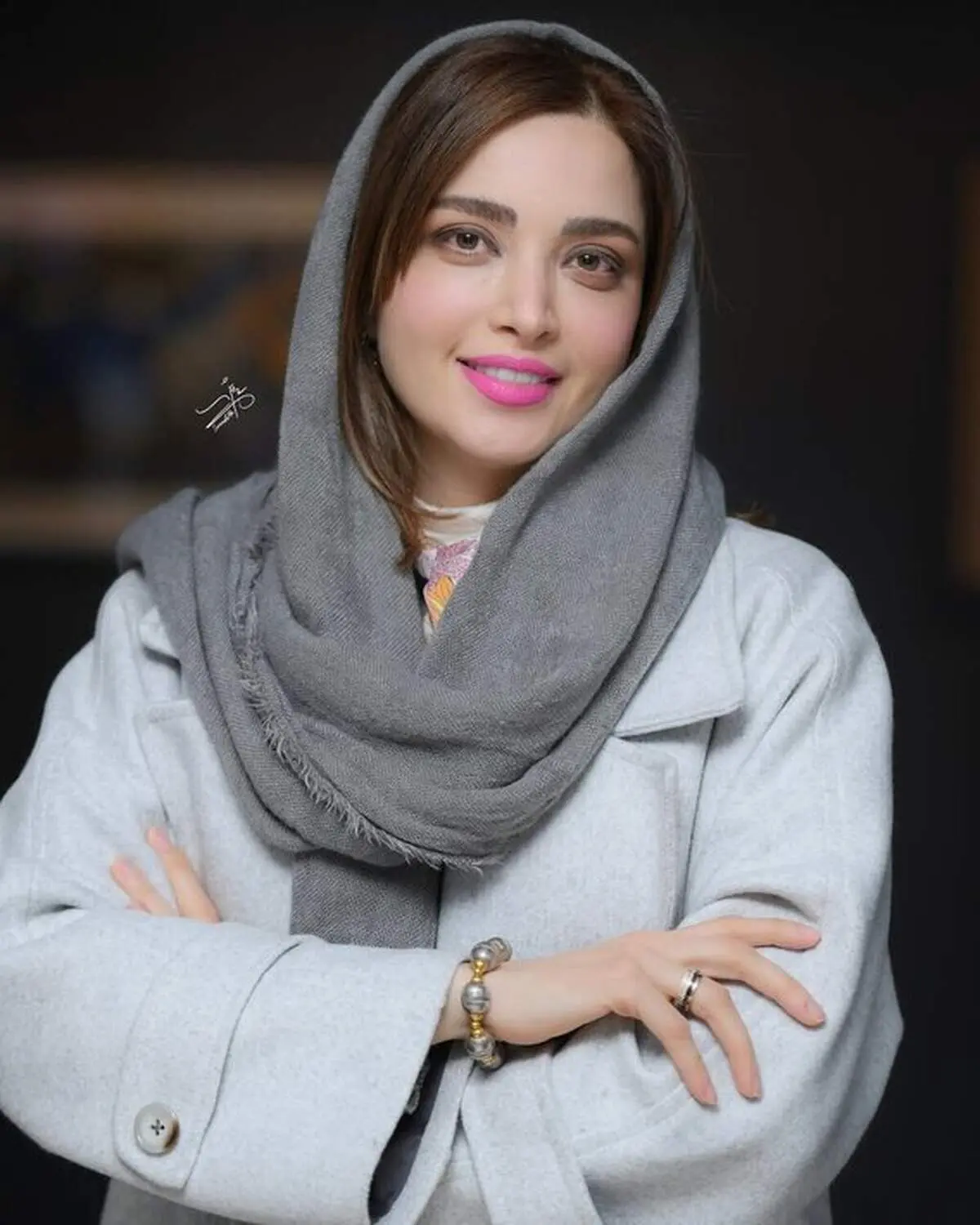بهنوش طباطبایی با آرایش بنفش مجازی را بهم ریخت/ تصاویر