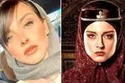 تیپ جنجالی سارای گرجی سریال جیران / سارای گرجی تیپ واقعی خود را نشان داد +‌عکس