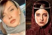 تیپ جنجالی سارای گرجی سریال جیران / سارای گرجی تیپ واقعی خود را نشان داد +‌عکس