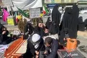 تصاویر عجیب از تحصن شبانه روزی موافقان قانون عفاف و حجاب + ببینید 