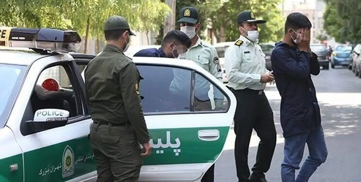 سر رسیدن پلیس دقیقا موقع خفتگیری با قمه از زن و شوهر جوان