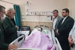 عیادت سرلشکر سلامی از مجروحان حمله تروریستی لبنان/ سه کودک در میان حادثه دیدگان 