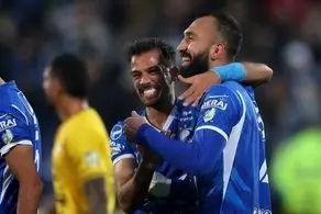 واکنش عجیب بازیکن استقلال به گل روزبه چشمی! +عکس