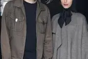 شهاب حسینی و پسرانش محمد امین و امیرعلی در نمایشگاه همسر دومش ساناز ارجمند/ تصاویر