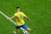لحظه مصدومیت مدافع النصر پس از گل رونالدو  + فیلم