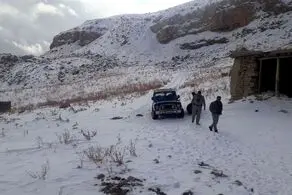 گرفتاری ۵ چوپان قوچانی در برف