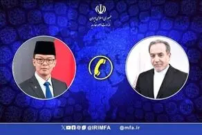 گفت‌وگوی تلفنی وزیران امور خارجه ایران و اندونزی 