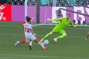 گل دوم ایران به ولز توسط رامین رضاییان+فیلم