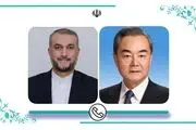 رایزنی وزرای خارجه ایران و چین 