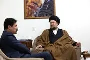 دیدار عبدالکریم حسین زاده با سیدحسن خمینی