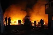 فیلم پربازدید از لحظه انفجار و شلیک ضد هوایی در کرج/ببینید