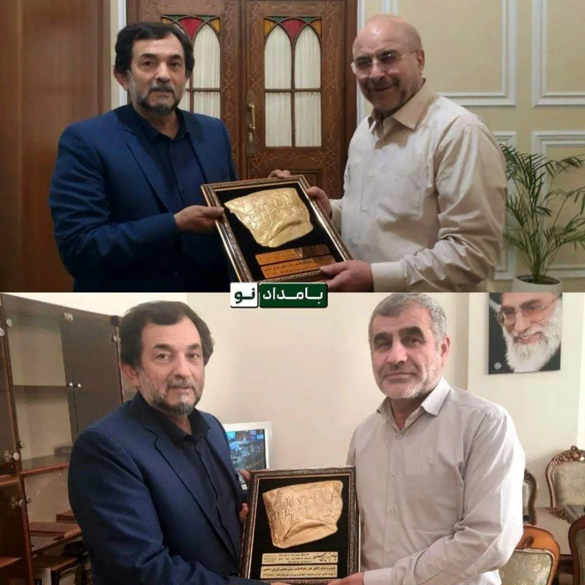 «جام زرین» به قالیباف رسید!+عکس
