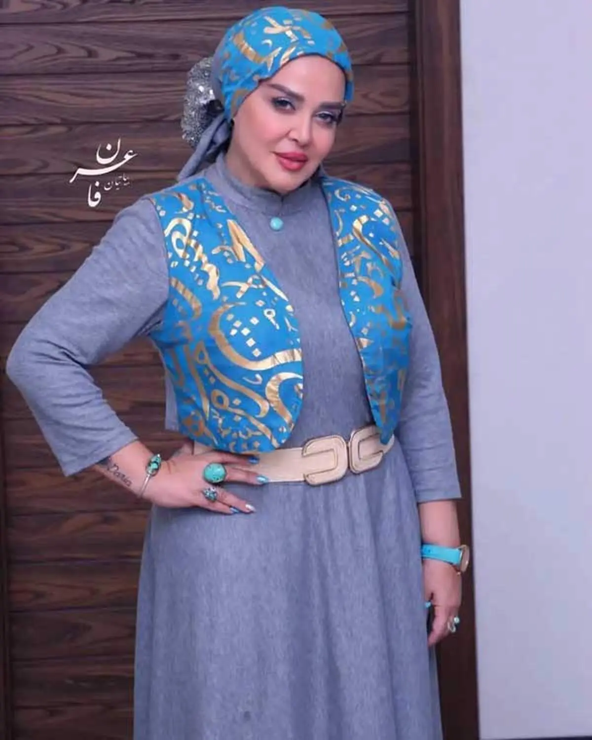 تیپ پلنگی بهاره رهنما در عکس دونفره با این مرد که عزیزم خطابش کرد!/ تصویر